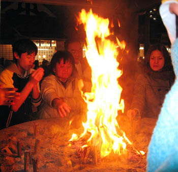 無病息災、厄除けを祈願する節分祭